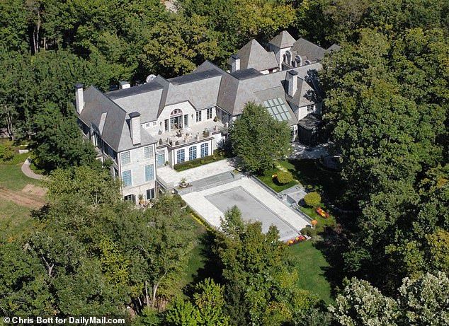 According to an expired Zillow listing unearthed by Daily Mail, Kelce popped the question to Swift in the backyard of his $6million mansion in Leawood, Kansas