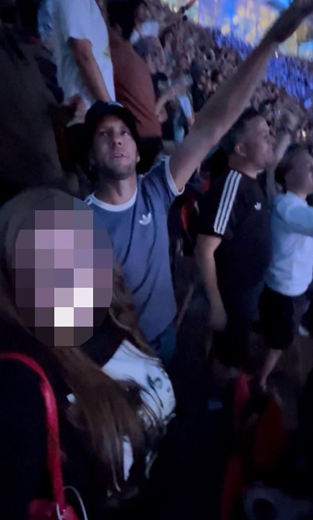 It comes after l andscape gardener Lee Claydon, 45, (pictured) tumbled from the venue's upper tier during the concert for 100,000 spectators at the Wembley show earlier this month