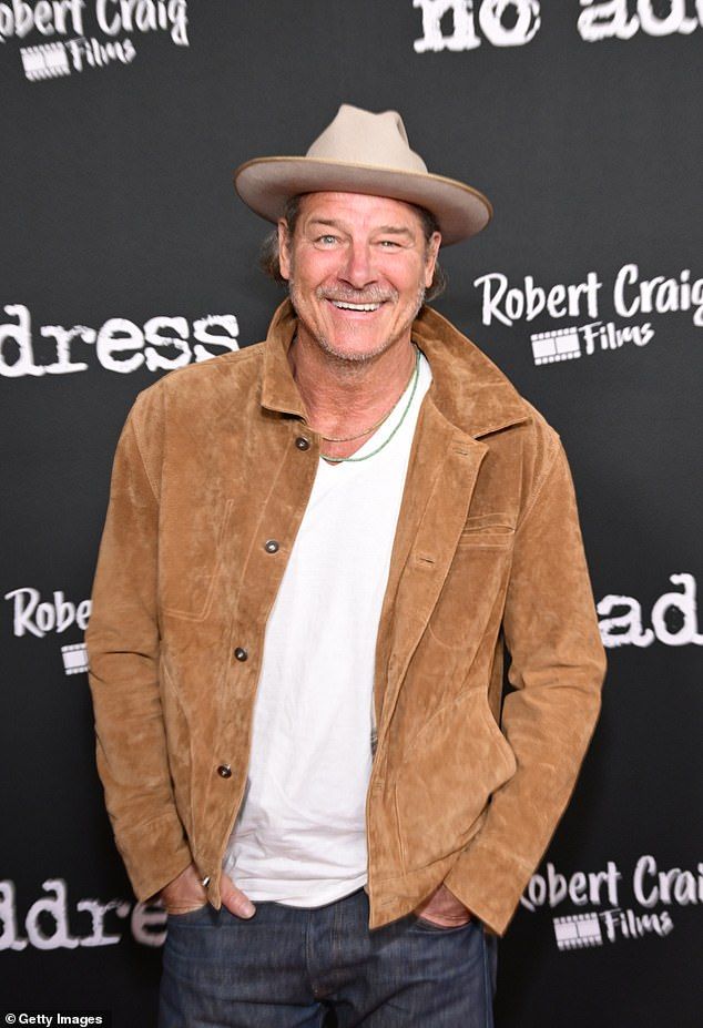 Long before being famed for shouting 'Move that bus!', Ty Pennington once modelled for J. Crew, which saw his 'career explode overnight' (pictured in February)