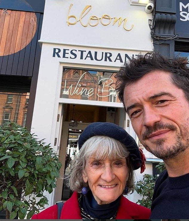 Orlando with his mum Sonia at a Dublin restaurant that shares their family name. His grandfather was from Northern Ireland