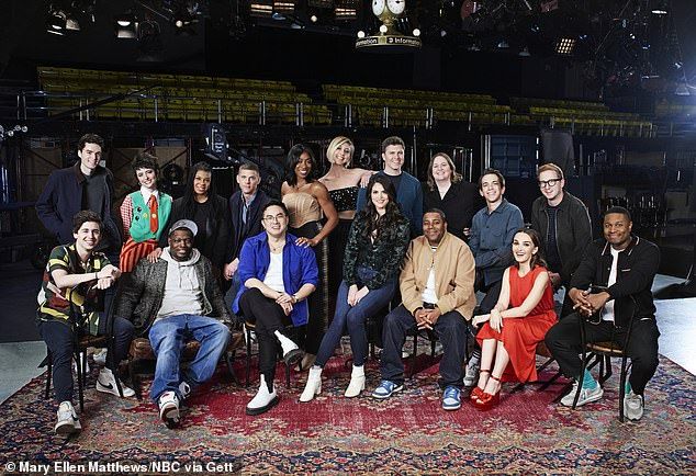 Saturday Night Live has added five new cast members amid a massive shake-up with four stars being axed so far (the season 48 cast are shown)