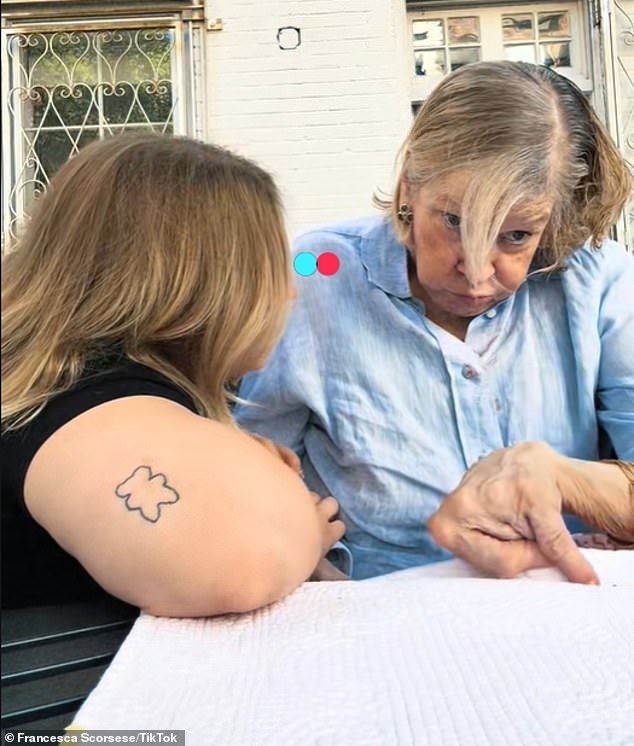 The 78-year-old retired book editor has been bravely battling Parkinson's disease since 1990 - nine years before her only child's birth