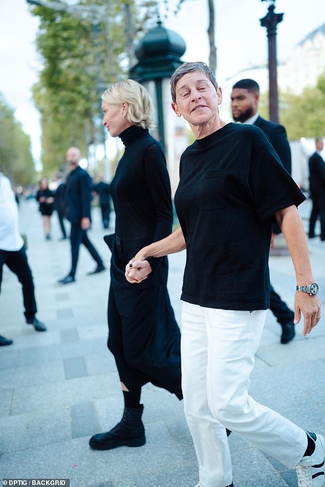 The pair looked more loved up than ever as they held hands
