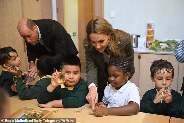 The couplemet with children and young people taking part in learning programmes which see them connecting with nature and boosting biodiversity