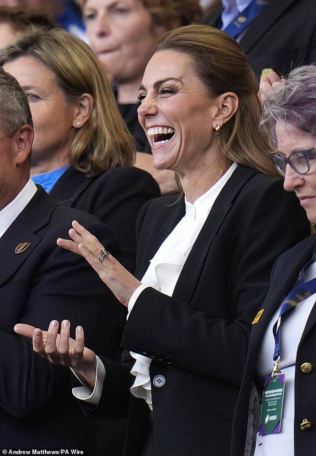 Kate took over the role with RFU after Prince Harry stepped down as part of the 2022 Megxit
