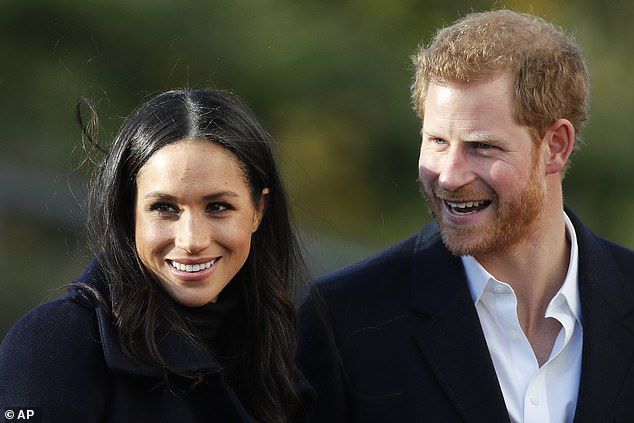 Prince Harry will tomorrow return to Nottingham, a city which holds special significance for him and his wife (pictured)