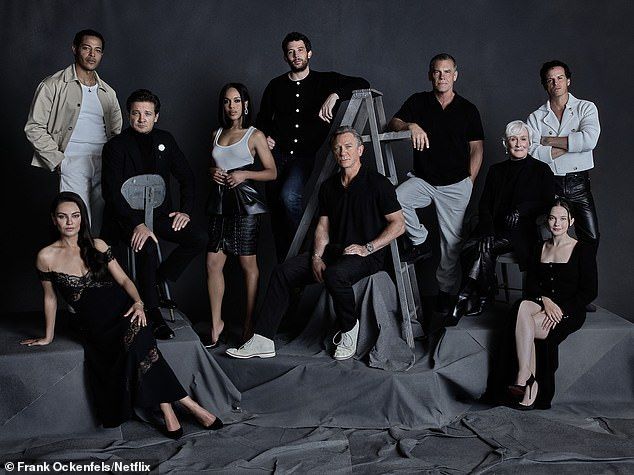 Joining Craig and Andrew on screen are Glenn Close, Josh O'Connor, Cailee Spaeny, Kerry Washington, Mila Kunis Josh Brolin, Daryl McCormack and Thomas Haden Church