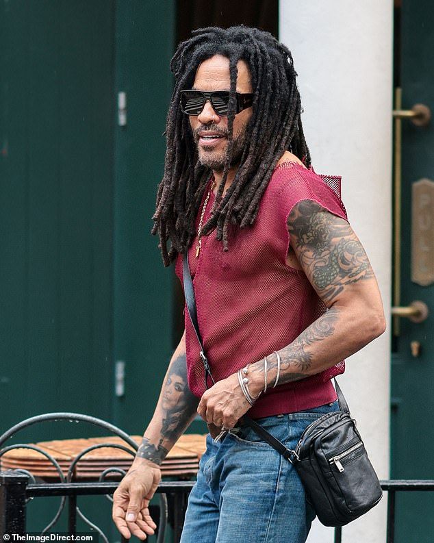 The stunning actress has spoken about her relationship with her father and detailed how she moved in with Lenny when he broke up with her mother Lisa Bonet in 1991 when Zo was just three and what life was like with the star