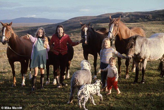 Sir Paul and Linda forged a new life in Kintyre after the acromonious break up of The Beatles