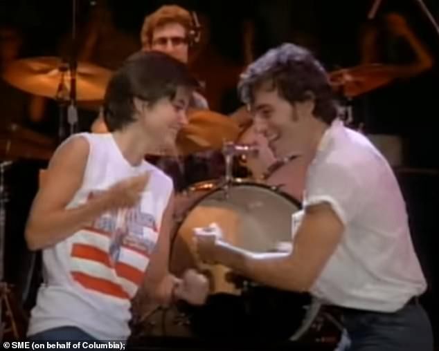 Cox was made famous after she appeared in Springsteen's 1984 music video Dancing In The Dark