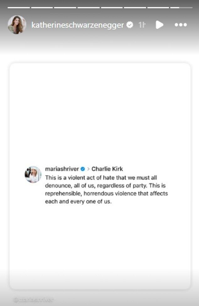 The post read: 'This is a violent act of hate that we all must denounce, all of us, regardless of party. This is reprehensible, horrendous violence that affects each and every one of us'