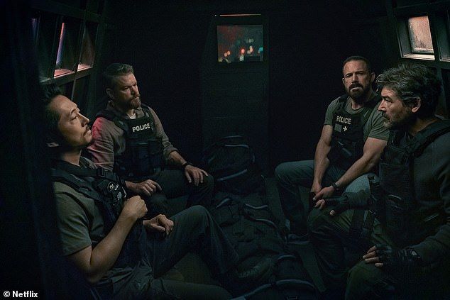 Ben Affleck and Matt Damon star in the new Netflix thriller series The Rip about Miami cops who find $20million inside an abandoned house after a tip off