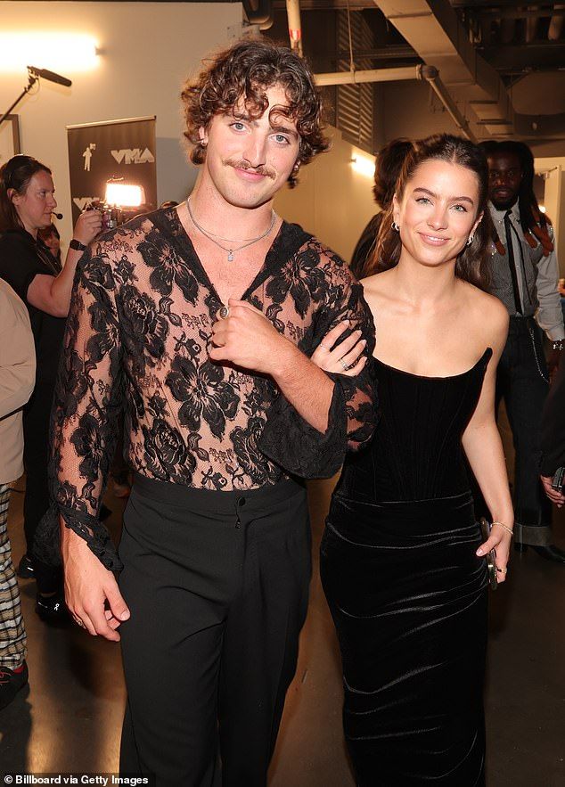 Benson Boone and Maggie Thurmon are going their separate ways; seen in 2024