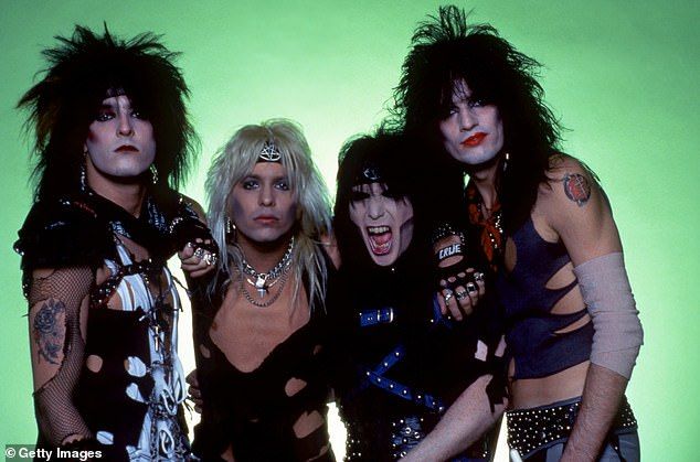Earlier this year in March, the rock band postponed their Las Vegas residency due to Neil needing to undergo a 'medical procedure'; Motley Crue seen in 1984 in Detroit