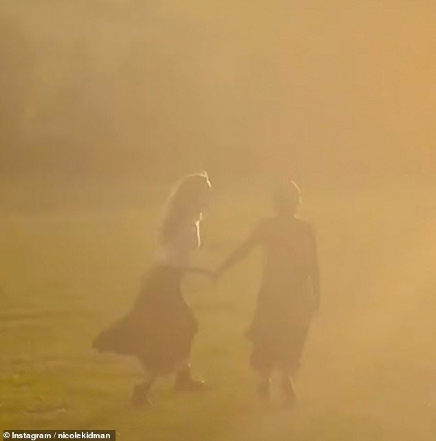 Nicole Kidman has revealed filming has wrapped on Practical Magic 2, as she shared a sweet behind-the-scenes video with co-star Sandra Bullock on Saturday