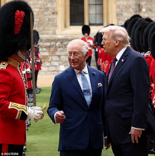 The US president clearly relished the ceremonial welcome and repeatedly thanked his hosts