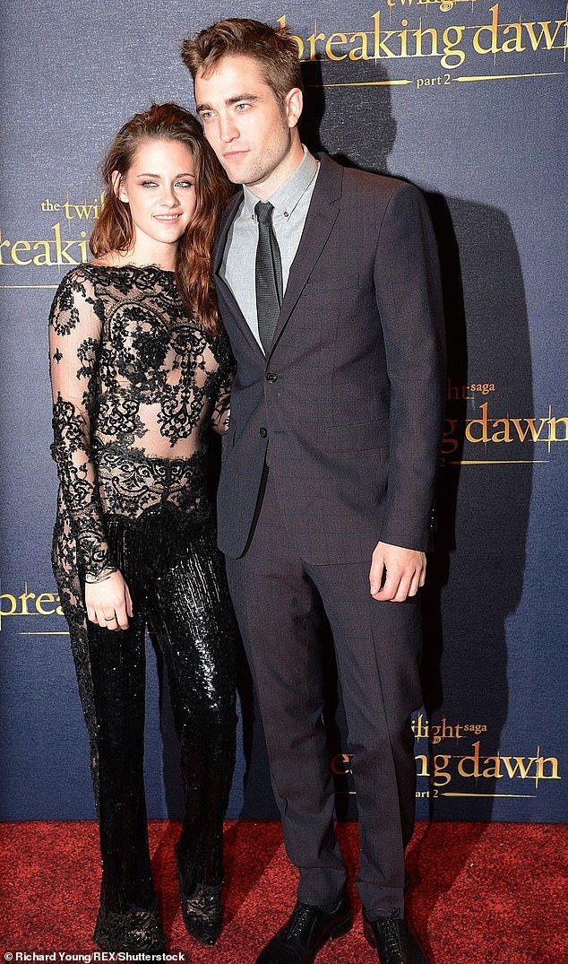 The romance led to a real, on/off four-year relationship between Robert and Kristen, which abruptly ended in 2012 (pictured) when she was caught kissing her married Snow White and the Huntsman director Rupert Sanders