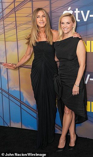On Wednesday, Reese Witherspoon revealed how much hypnosis has changed her life - just as the romance between her Morning Show castmate Jennifer Aniston and her hypnotist boyfriend Jim Curtis heats up (pictured September 9)