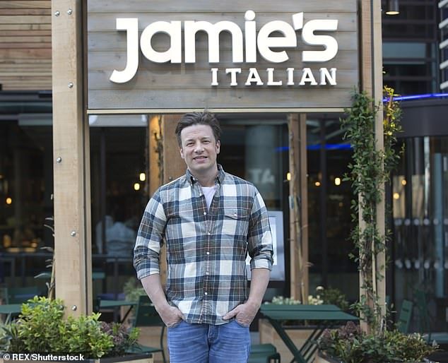 The celebrity chef, 50, was forced to close 22 of his Jamie's Italian restaurants in May 2019 - causing a loss of 1,000 jobs after profits plunged (pictured in 2015)