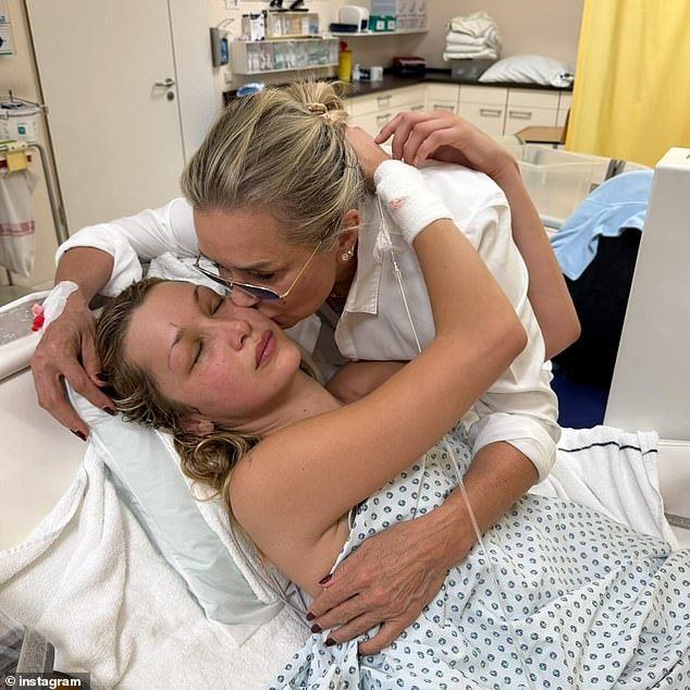 Bella Hadid 's mother Yolanda Hadid shared a heartbreaking post for her supermodel daughter on Thursday