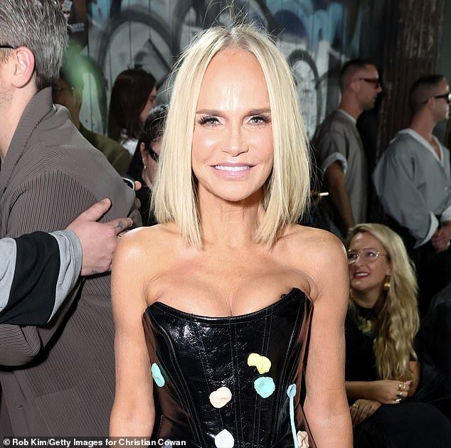 Kristin Chenoweth has responded to the backlash over her publicly grieving the loss of right-wing political activist Charlie Kirk to an assassin's bullet on September 10 (pictured last Saturday)
