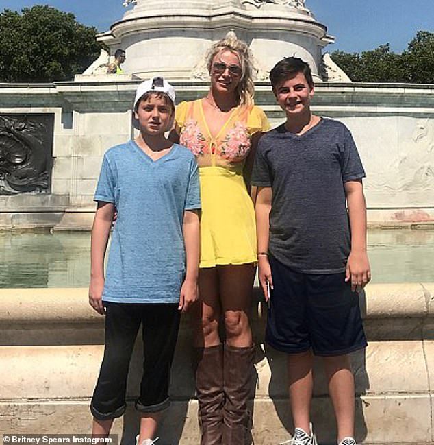 The Baby One More Time hitmaker shares Sean, 20, and Jayden, 19, with ex-husband Kevin Federline - whom she was married to from 2004 until 2007