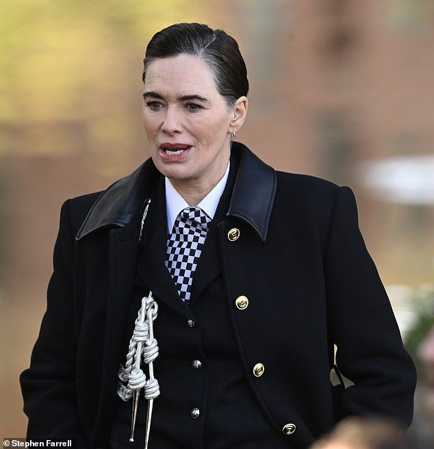 The Seven Kingdoms appeared to be a distant memory as work began on Charlie Brooker 's new crime drama in a chilly Manchester on Monday morning