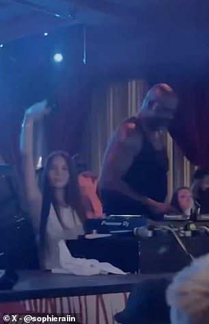 Rain joined the NBA icon behind the decks for his DJ set at Encore Beach Club in Vegas