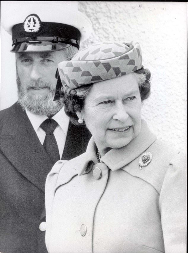 Valentine Low wrote:'The lord lieutenant, the secretary of state and the Queen all climbed to the top of the lighthouse, but the Queen went up at top speed while the other two struggled to keep up.' The Queen is pictured with lighthouse keeper Jim Hardie