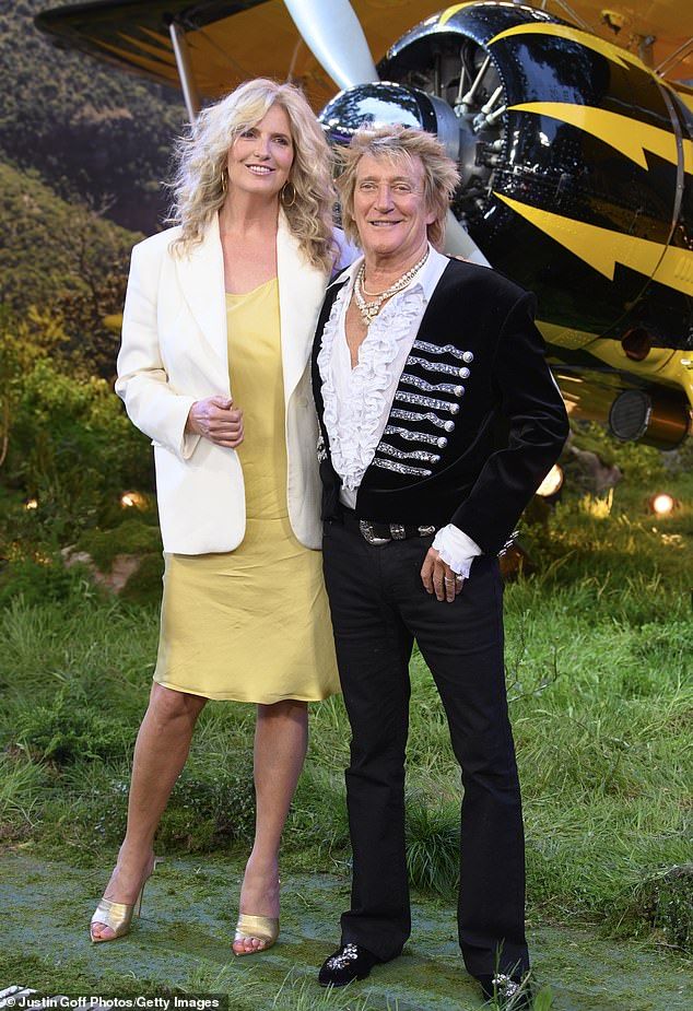 Penny Lancaster has revealed she was ready to leave her husband Rod Stewart if he wouldn't agree to have children with her, as she opened about their IVF journey (pictured in May)