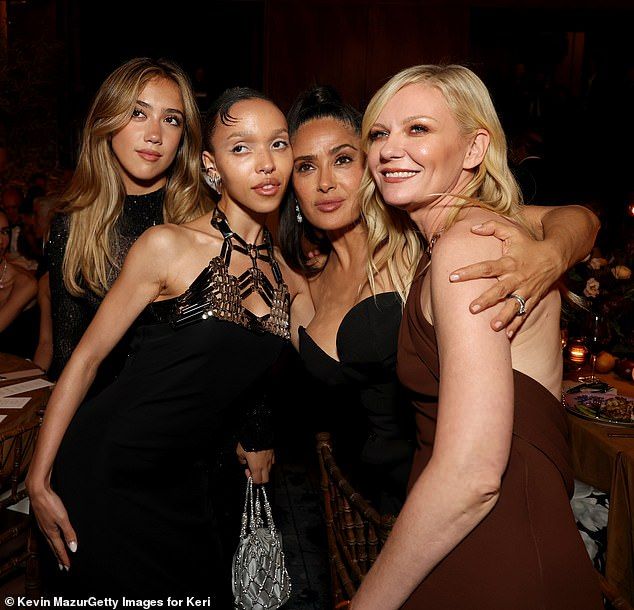 They were at the Kering Foundation's Fourth Annual Caring for Women Dinner at The Pool on Thursday in New York City with FKA Twigs and Kirsten Dunst
