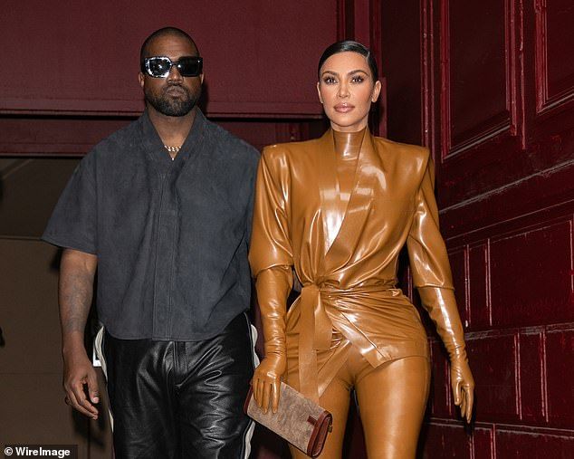 Kim and ex-husband Kanye finalised their divorce in 2022 (pictured together in March 2020)