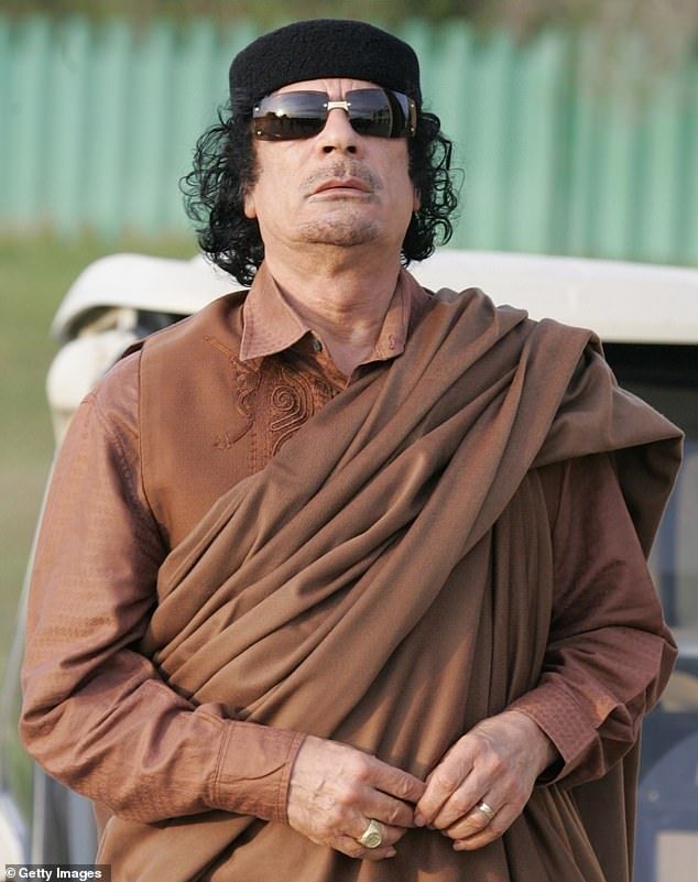 The former leader was today found guilty of criminal conspiracy over efforts by close aides to procure funds for his 2007 presidential bid from Libya during the rule of late dictator Muammar Gaddafi (pictured)
