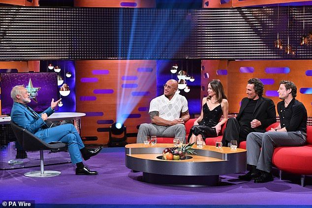 He told host Graham: 'He had an unbelievable life, and to play him is the role of a lifetime. For once, I wasnt chasing the box office, and it has changed my life'