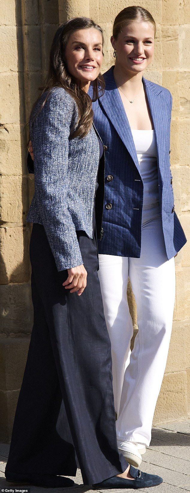 The royal mother and daughter appeared to be enjoying each other's company during their outing on Saturday
