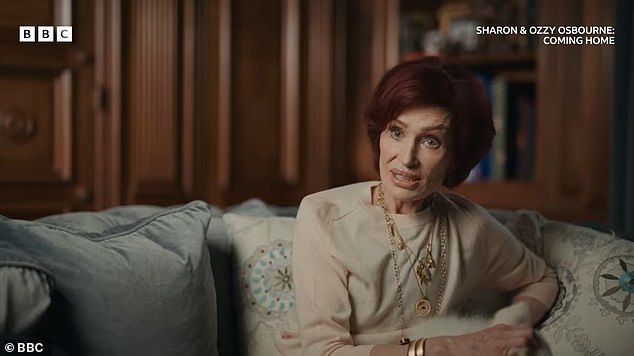 Sharon can be heard telling the cameras: 'I always told Ozzy, when you're 70, we say goodbye [to America]'
