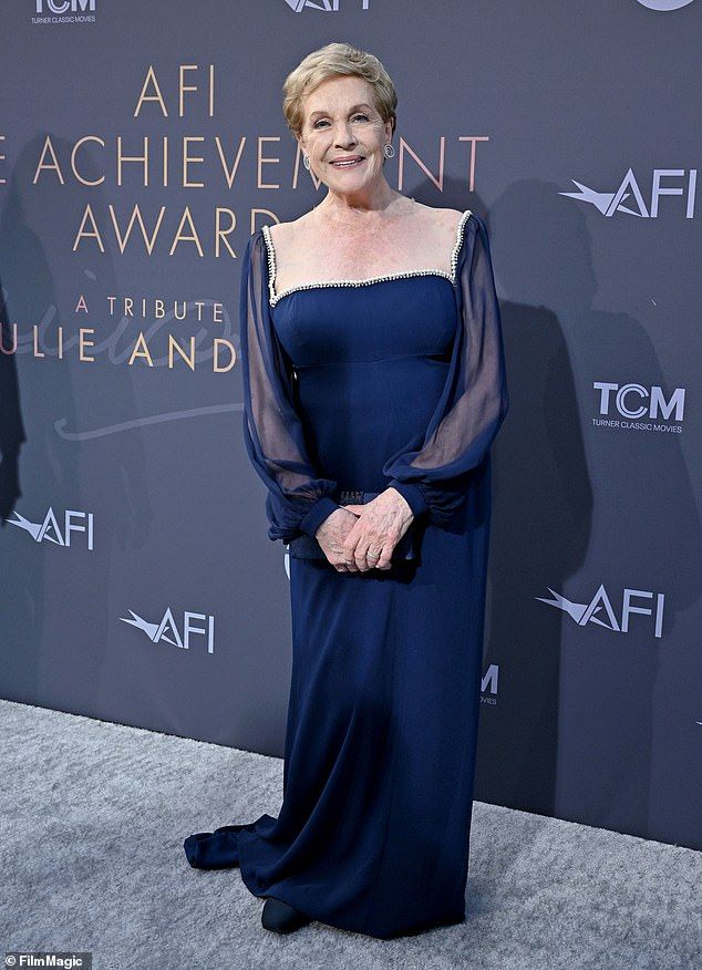 Julie Andrews attends the a galacelebrating her life at Hollywood's Dolby Theatre, June 9, 2022