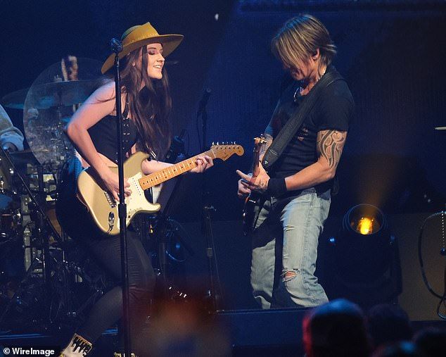 She has been performing alongside Keith Urban