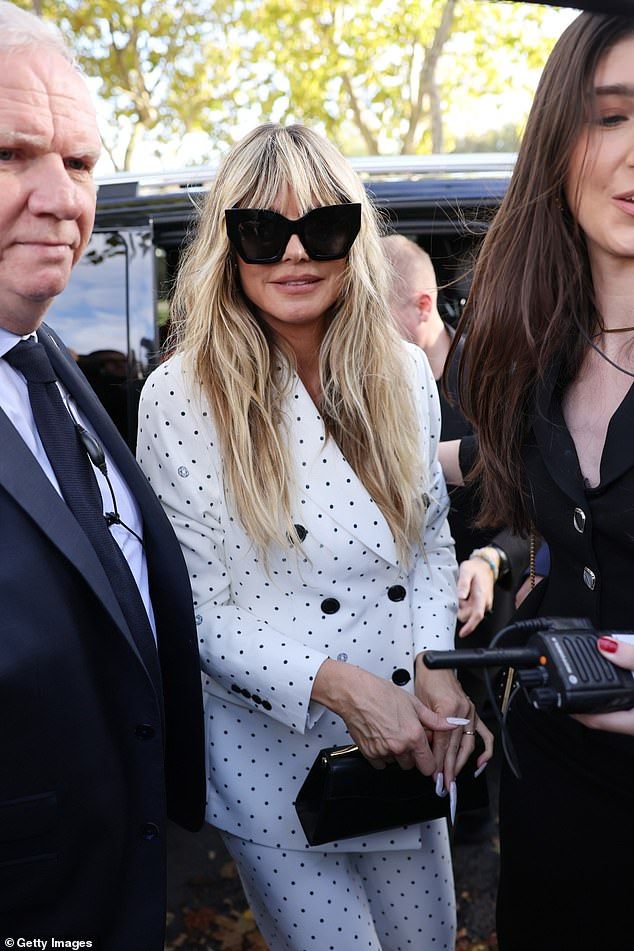 Heidi has been busy at this year's Paris Fashion event