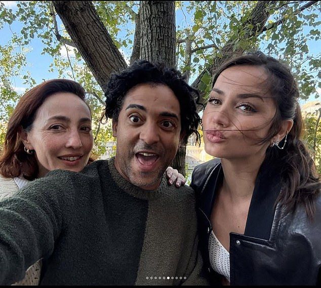Ana de Armas has been enjoying time in Paris this month. The 37-year-old actress has been in the City Of Lights for the Louis Vuitton show during Paris Fashion Week. On Sunday the Cuba native posed with two friends as she toured the French city