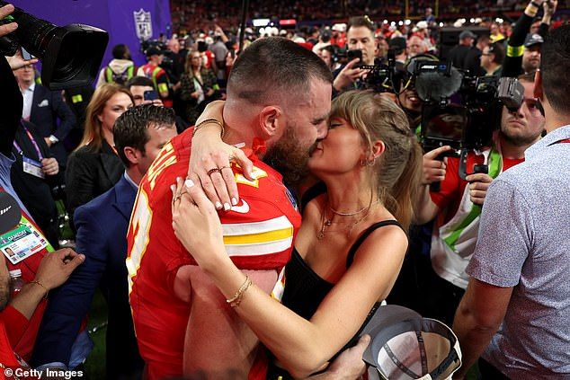During an interview on the UK's Hits Radio Breakfast Show, Taylor was asked if Ed would perform at her wedding to Travis Kelce and she replied: 'Oh, it would be hard to keep him from it, I think'; seen in 2024