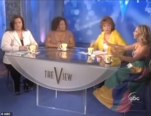 'Our producer is not an on-the-fly kind of guy, he wasnt mister, like, Lets go to the split-screen. That was prepared,' ODonnell claimed in her interview. 'So, the whole thing, I think, was a setup'