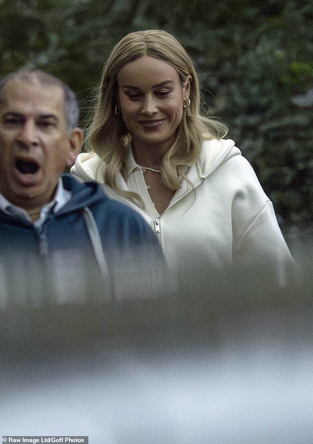 Brie was also on set that day