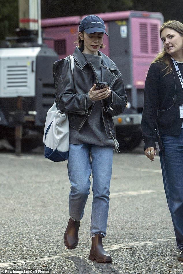 It comes after last time she was seen filming she was shooting scenes for a seedy backstreet drug deal