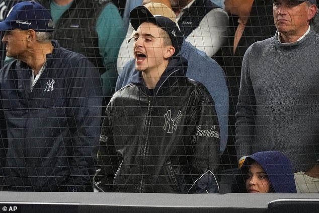 At one point he even appeared on the video board, yelling 'Yanks in 5! Let's go!'
