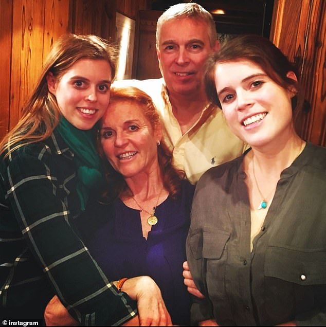 The Duke and Duchess of York are divorced but live together in Windsor and remain very close to their daughters