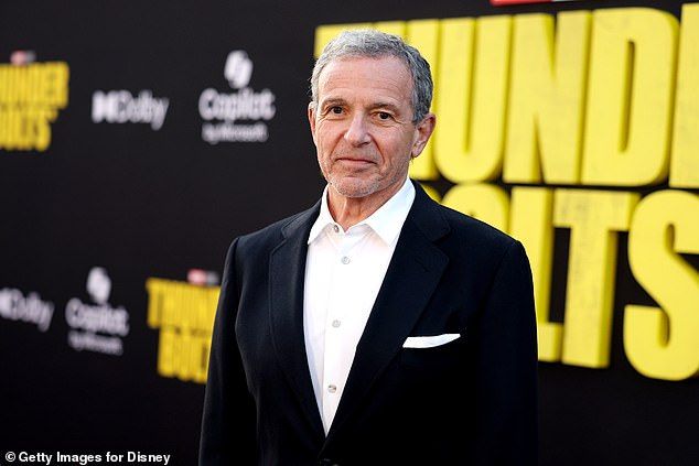 Bob Iger, CEO of Disney, is seen here attending the World Premiere of Marvel Studios' 'Thunderbolts' on April 28, 2025
