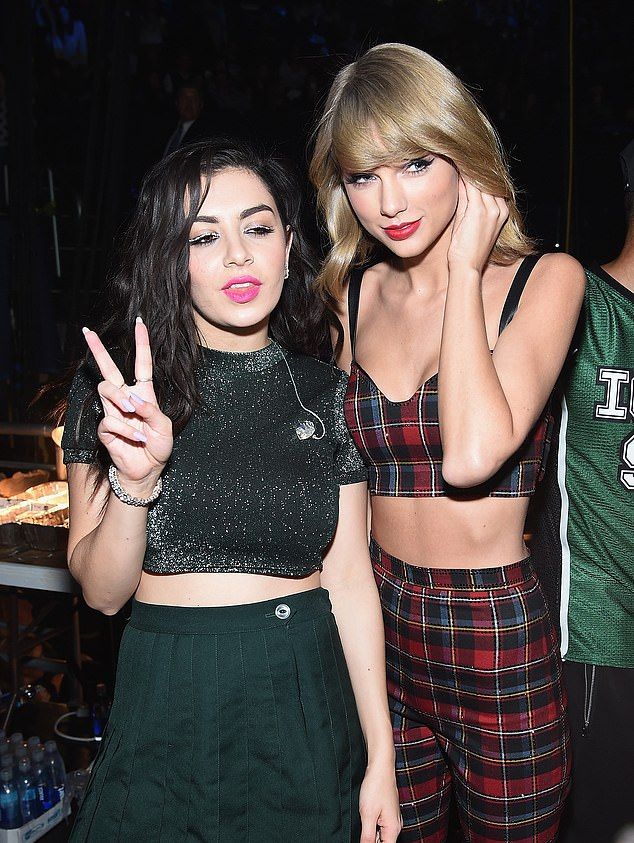 Charli was an opener for Taylor during her 2018Reputation Stadium Tour; the stars pictured in 2014