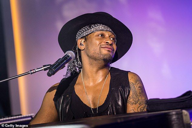 A representative for D'Angelo shared a statement with Daily Mail: 'It is with profound sadness and the heaviest of hearts that I confirm the passing of Michael D'Angelo Archer'; pictured in 2015