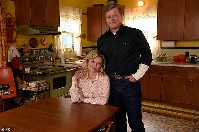 Kirsten and Jesse met while playing an onscreen couple in the FX series Fargo in 2014 (Pictured)